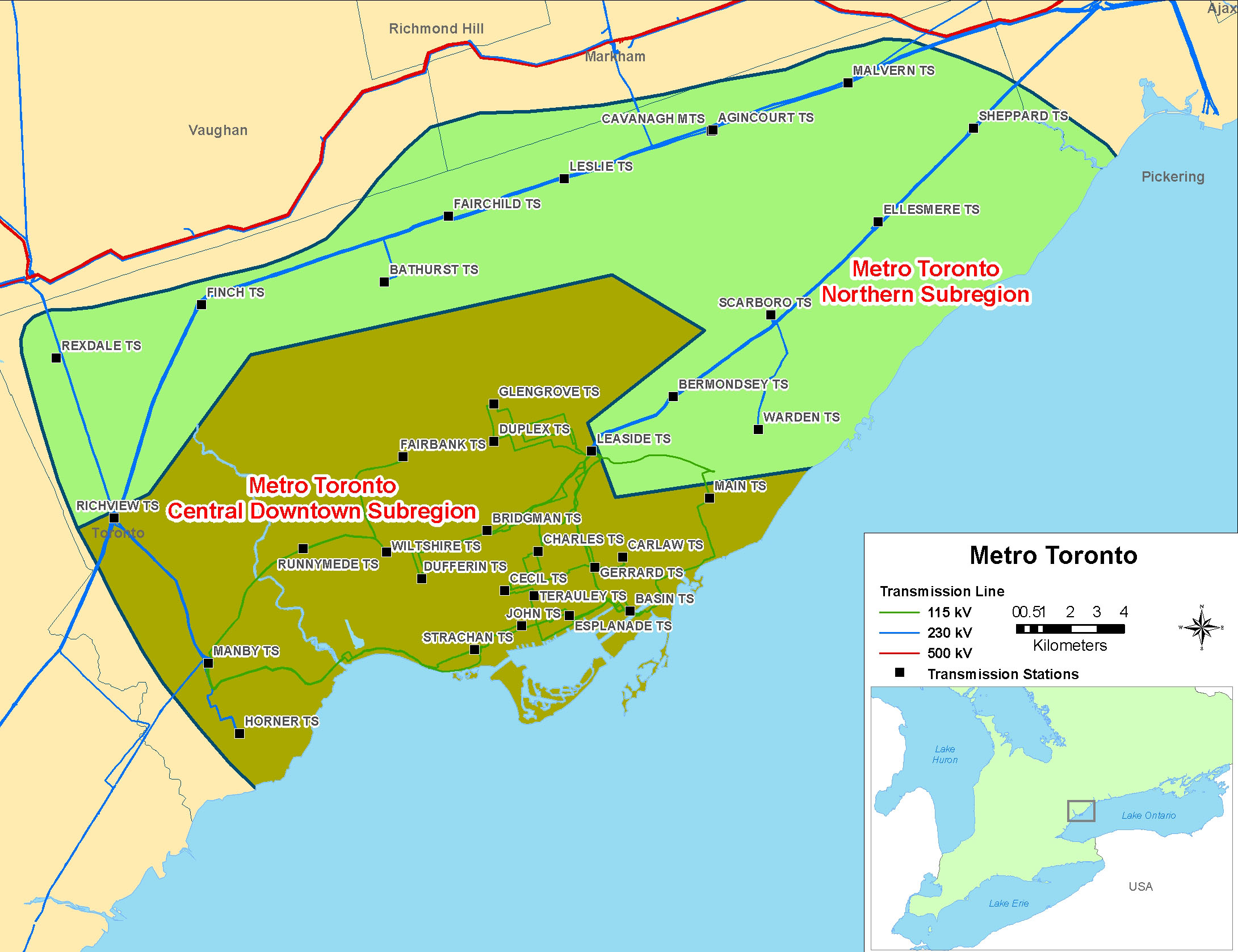 Map: Metro Toronto